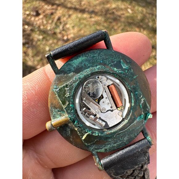 Vintage Fossil Pictographs Watch Zodiac Signs RARE - REPAIR PARTS - Picture 6 of 8